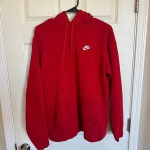 Nike Red Swoosh Sweatshirt hoodie